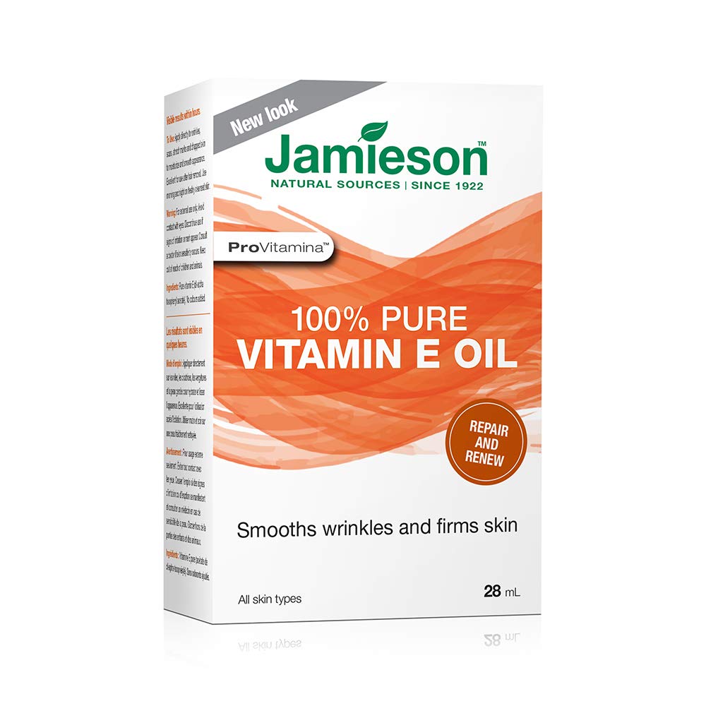 Jamieson ProVitamina Aceite de Vitamina E 100% puro, 28ml