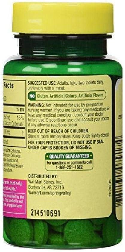 Spring Valley DHEA 50 mg - Dietary Supplement for Metabolism and Vitality - 50 Tablets