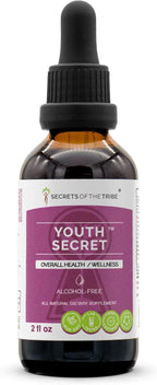 Secrets of the Tribe - Youth Secret, Suplemento Herbal en Gotas, Extracto Líquido sin Alcohol (60 ml)