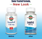 KAL Inositol en Polvo 550mg, 2oz (aprox. 102 porciones)