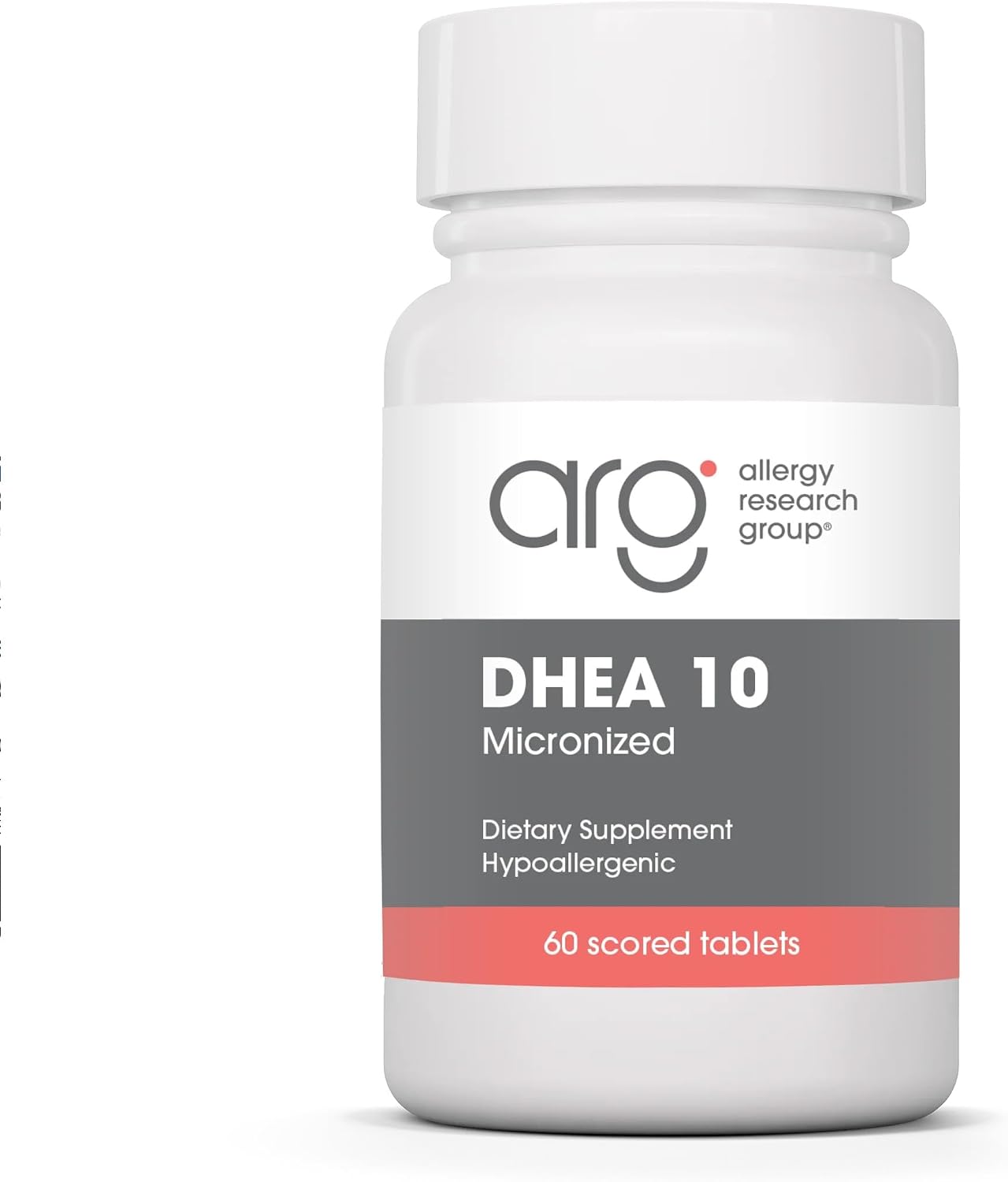 Allergy Research Group DHEA 10 Matriz Lipídica Micronizada - 10 mg, 60 Cápsulas