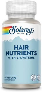 Solaray Hair Nutrients con L-Cisteína - Suplemento para la Salud Capilar - 60 Cápsulas Veganas
