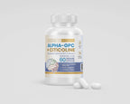 Alpha GPC + Citicolina 60 Cápsulas, 1600mg Fórmula Concentrada