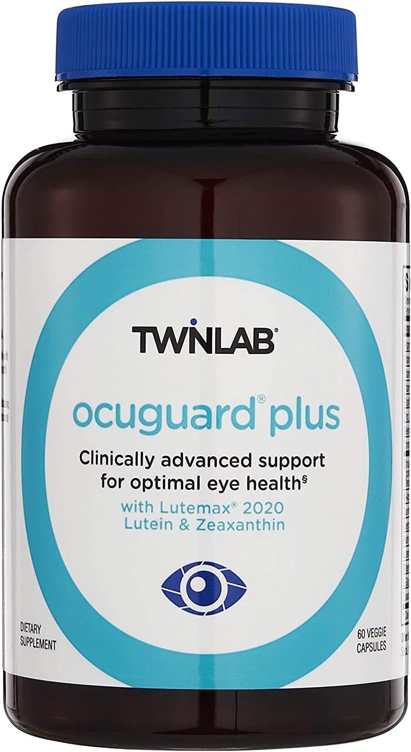 Twinlab Ocuguard Plus - Suplemento Ocular con Zinc, Vitaminas A, C y D - 120 Cápsulas Vegetales