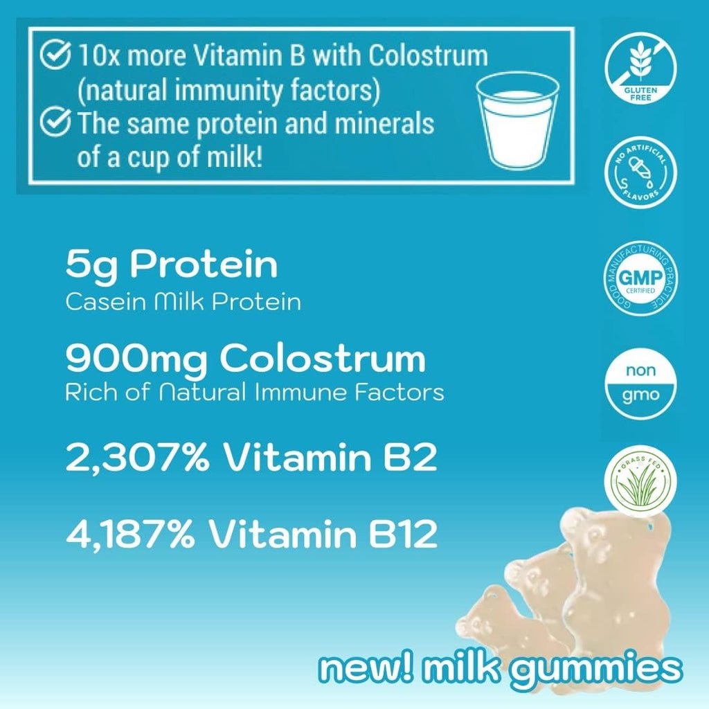 Gominolas de Calostro con Complejo de Vitamina B - Holistic MD - 60 uds