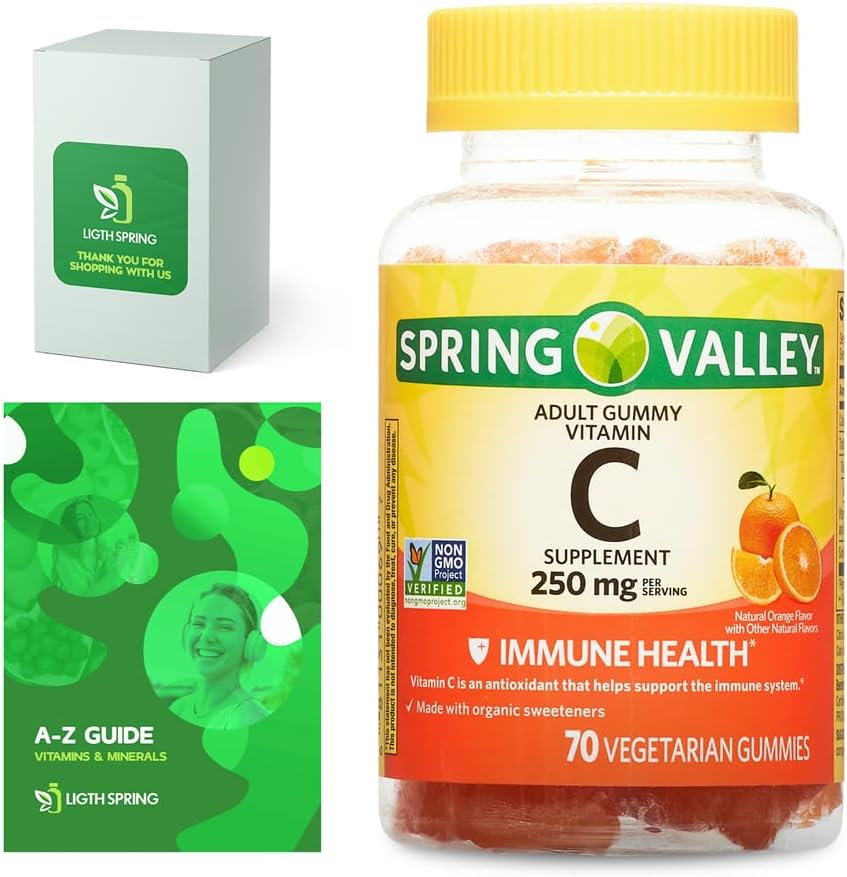 Spring Valley Vitamin C Gummies, 250 mg, 70 unidades