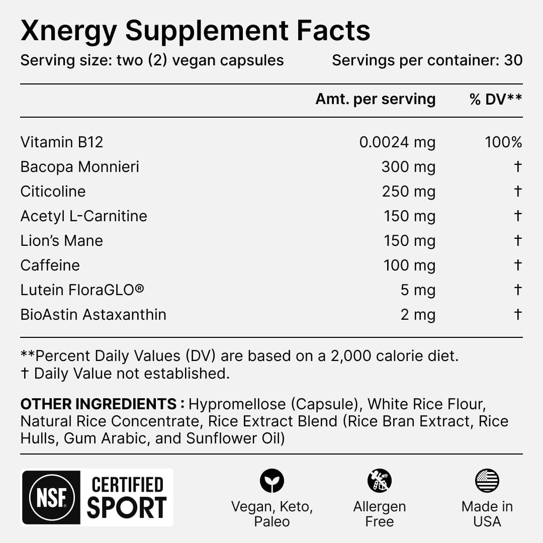 Stoned Ape Nootropack - Suplemento para la salud cerebral: enfoque, estado de ánimo, sueño, memoria, energía y recuperación - Vitaminas, minerales, hierbas, adaptógenos, hongos - Apto para keto, paleo y veganos - Certificado NSF Sport