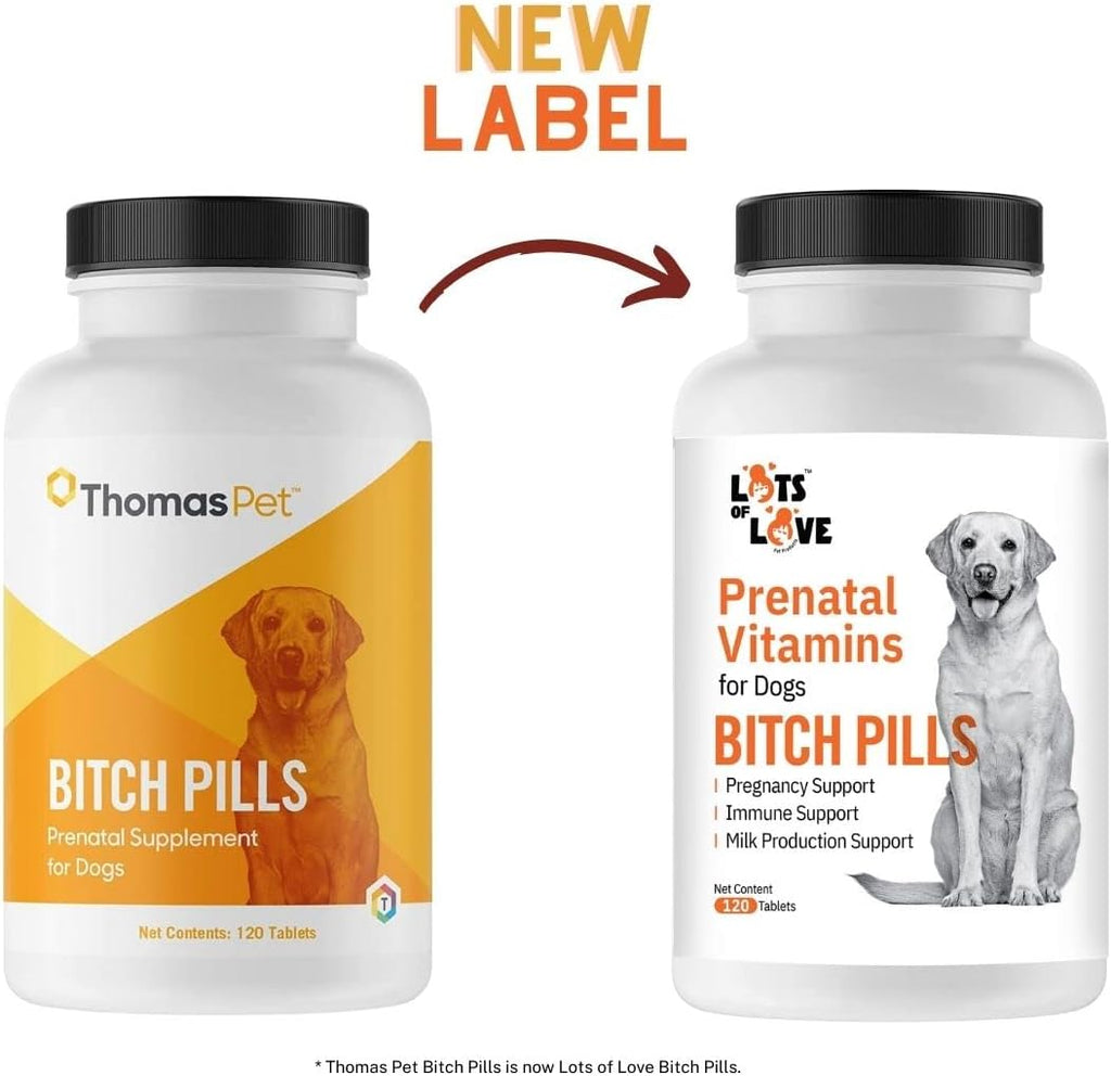 Bitch Pills | Vitaminas prenatales para perras | 120 comprimidos