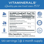 Vitaminerals 61 Normagest | Fórmula de Apoyo Digestivo para Proteínas, Grasas e Hidratos de Carbono | Cápsulas Vegetales (120 uds)