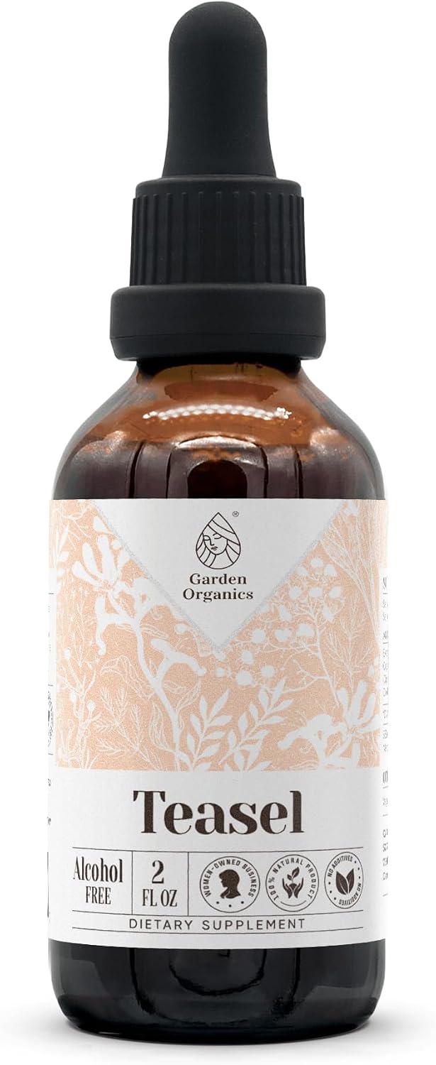 Extracto de Cardo (Teasel) sin Alcohol - Apoyo Natural para la Mujer - 4 fl oz (118 ml)