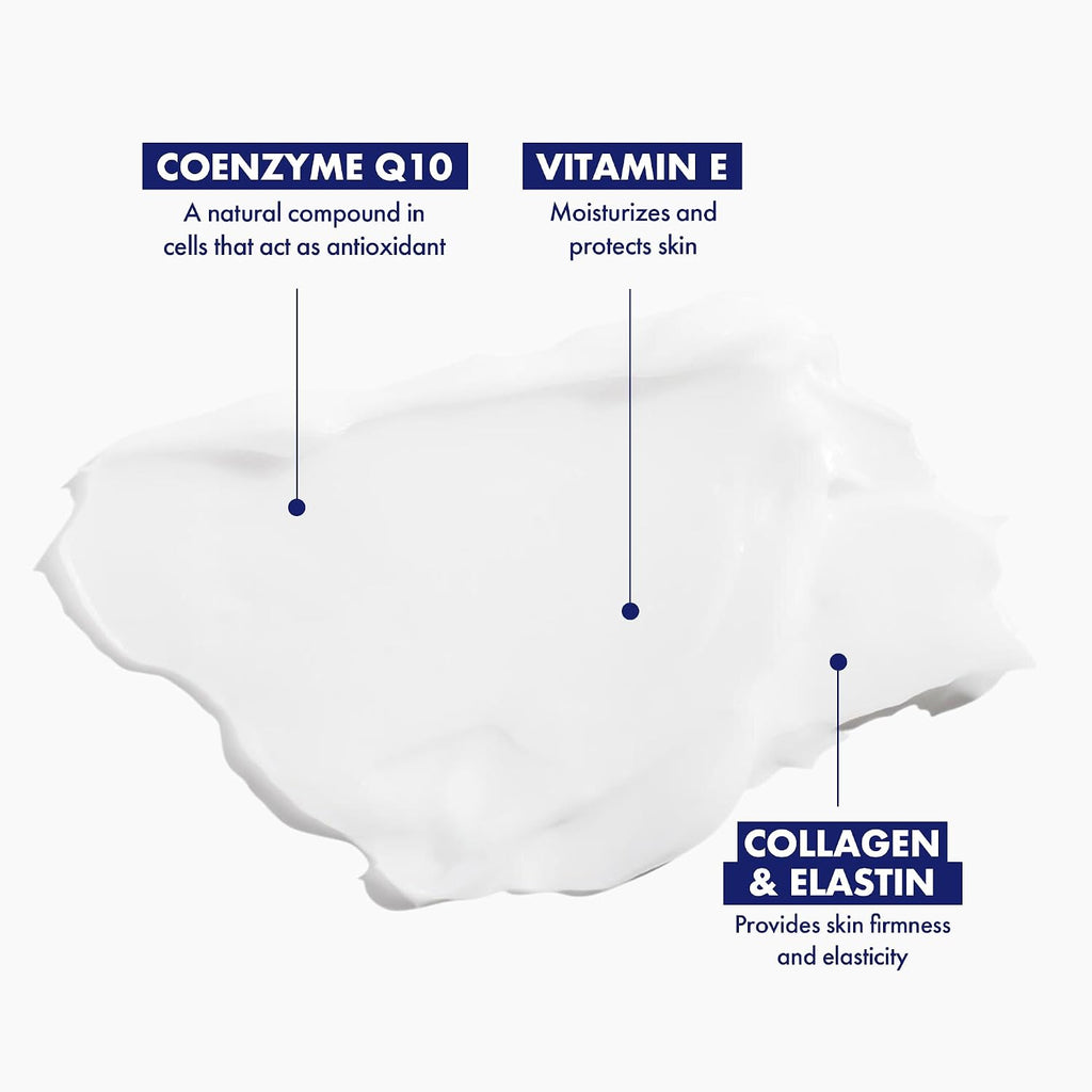 Dermisa Crema de Vitamina E con Manteca de Cacao, Colágeno, Elastina y Coenzima Q10 - Hidratante Intensa para Piel Seca y Madura, para Rostro y Cuerpo