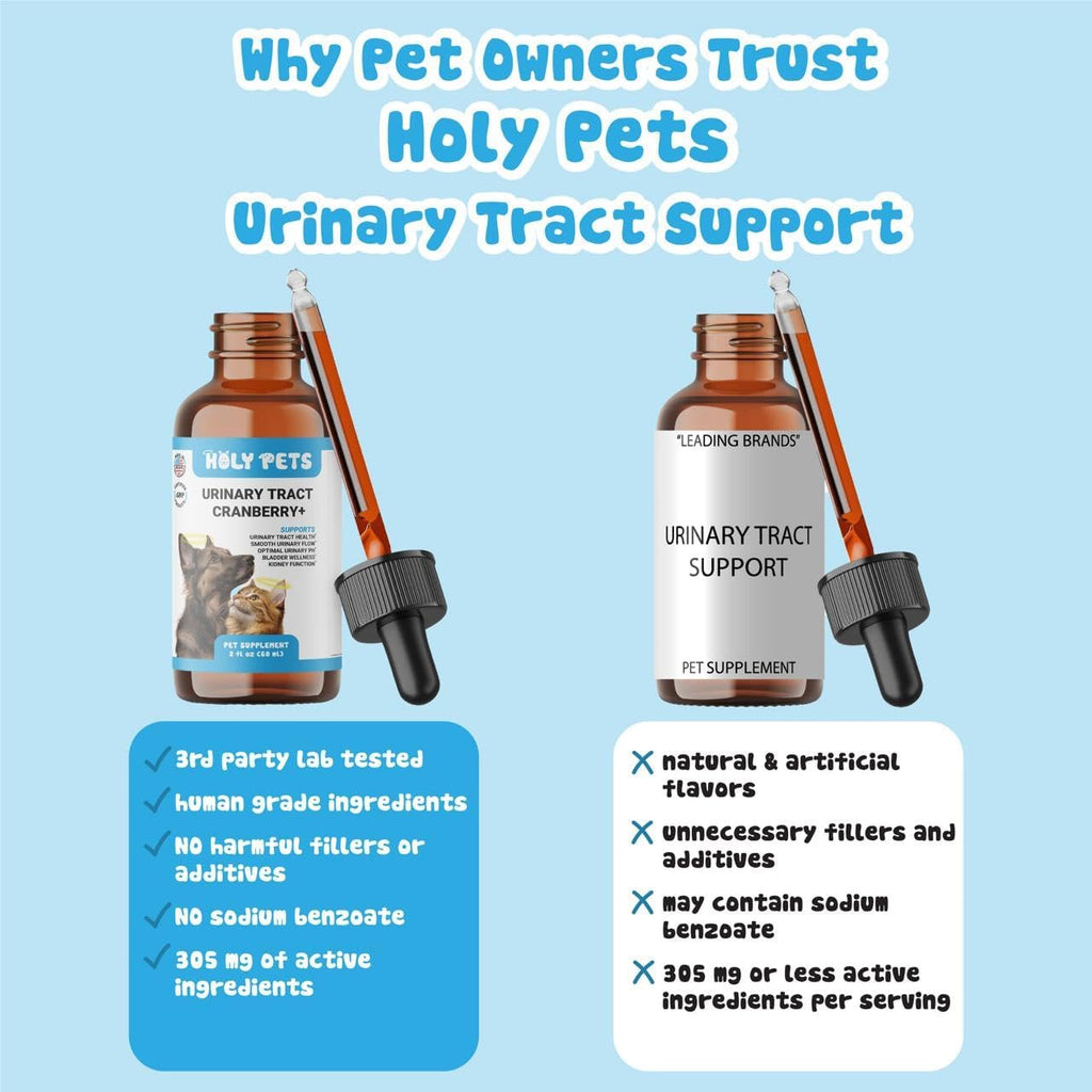 Natural UTI Support para Perros y Gatos - Suplemento para la Salud Urinaria