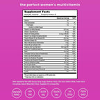 NutraChamps Multivitamínico para Mujeres - 120 Gominolas - Vitaminas A, B, C, D, E, Biotina, Ácido Fólico