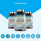 Vitamin Bounty Pro-Daily Probiotic - 5 Mil Millones de UFC, 13 Cepas con Lactobacillus Acidophilus y Bifidobacterium para la Salud Digestiva