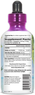 Tropical Oasis Biotina Líquida 12.500 mcg - Gotas de Alta Concentración