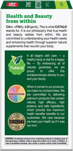 CATALO Multivitamínico para Mujeres y Hombres con Minerales – Fórmula de Origen Vegetal con 25 Vitaminas y Minerales Esenciales, Incluye 39 Frutas, Verduras, Setas y Hierbas – 60 Comprimidos