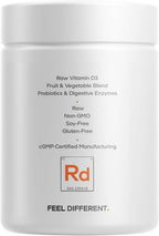 Codeage Raw Vitamin D3+ Alta Potencia 5000 IU - 60 Cápsulas