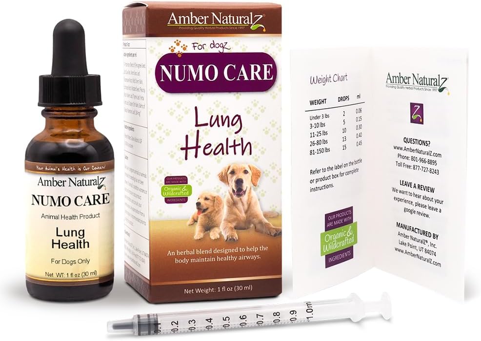 Numo Care Apoyo Respiratorio para Perros - Fórmula Herbal, 30 ml