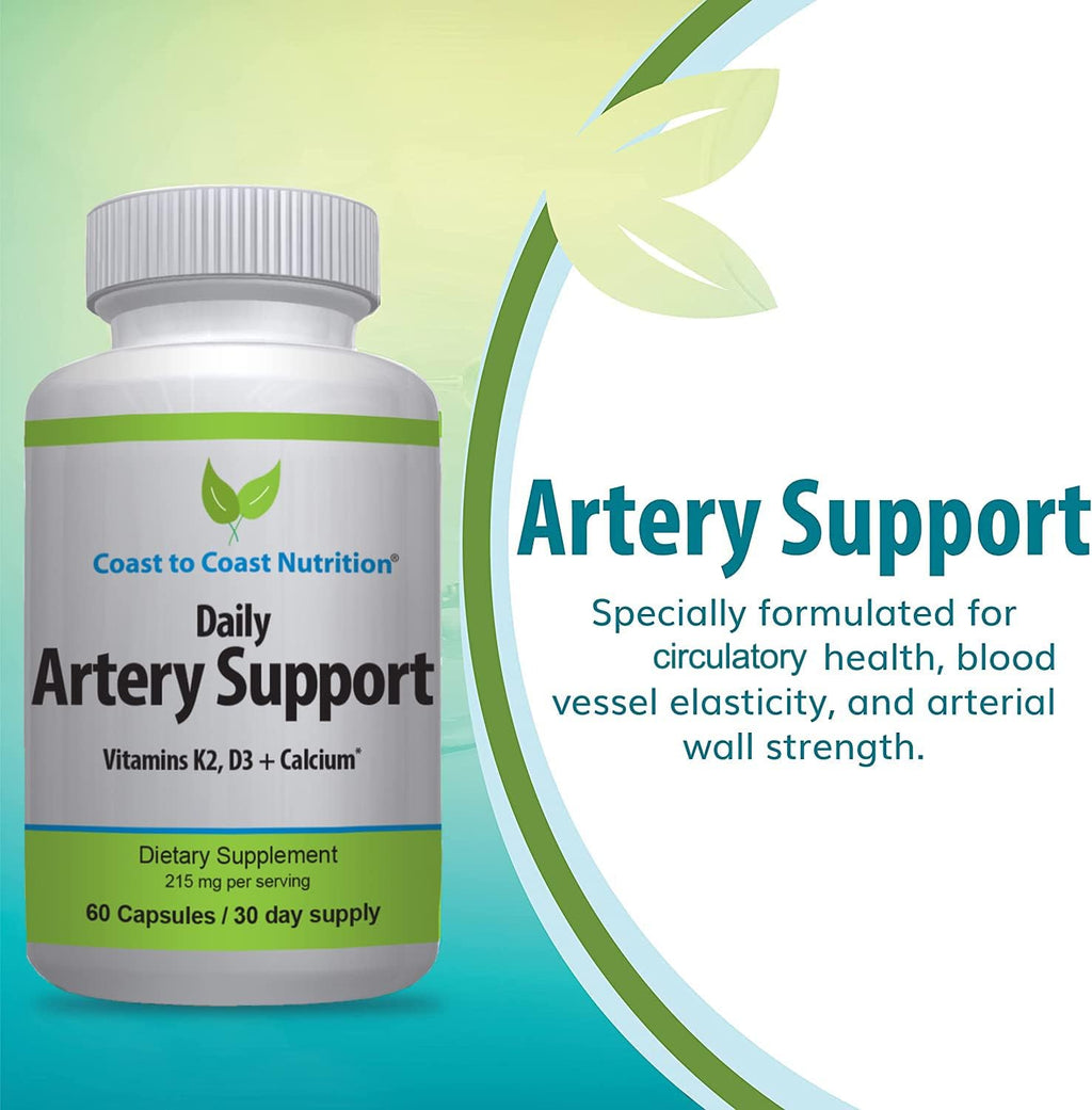 Artery Support - Vitamina K2 y D3 para la Circulación - 60 Cápsulas