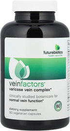 Futurebiotics VeinFactors, 180 Cápsulas Vegetarianas