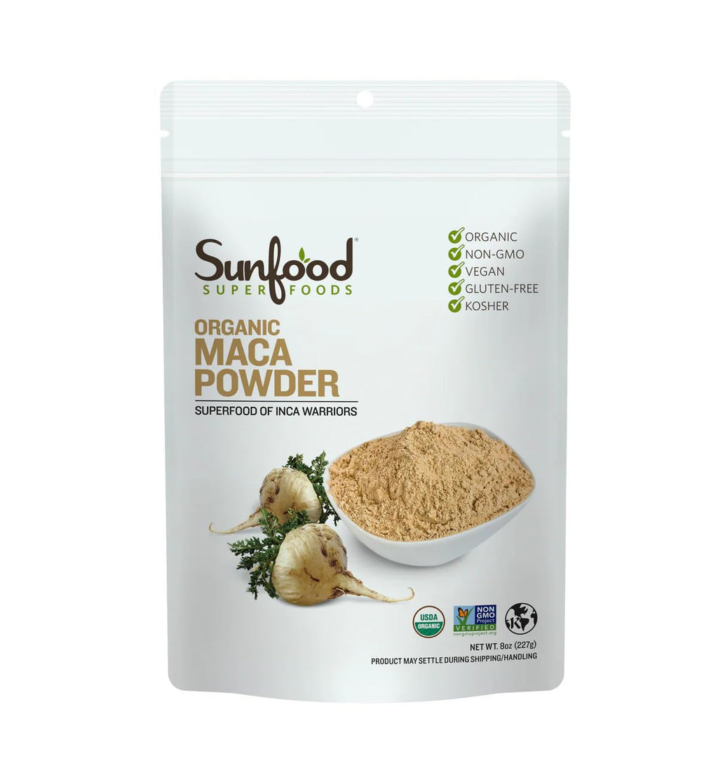 Sunfood Superfoods Maca en Polvo Orgánica - 227 g
