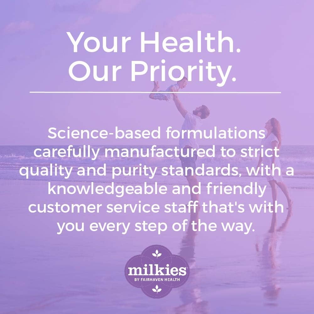 Milkies Fairhaven Health Nursing Postnatal Vegetarian Supplement – Multivitamínico para la Lactancia (60 Cápsulas)
