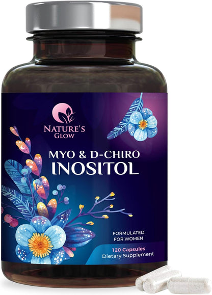 Myo-Inositol y D-Chiro Inositol 1025mg - Ratio 40:1 - Apoyo Ovárico y Hormonal - Vegano - Vitamina B8 - 60 Cápsulas – Image 10