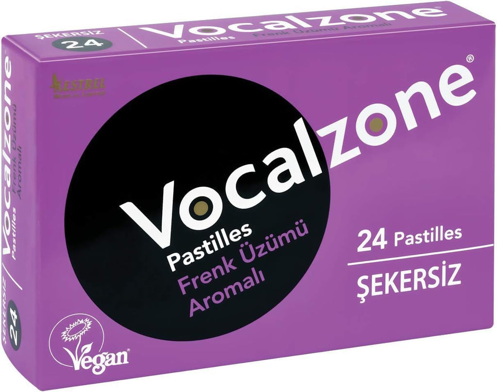 Vocalzone Throat Pastilles 24 Blackcurrant