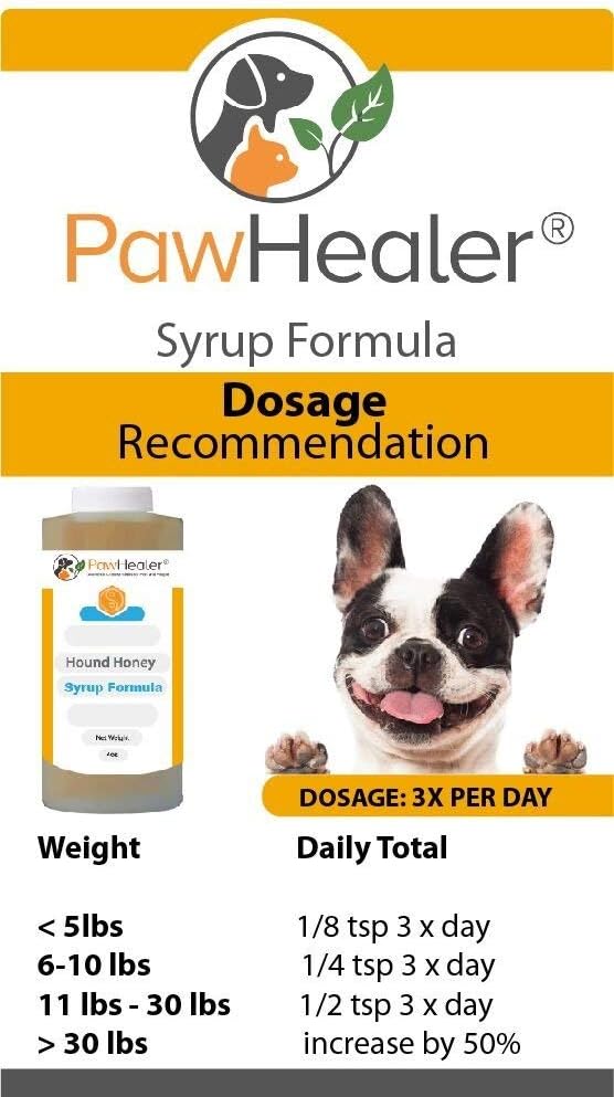 PawHealer® Hound Honey: Jarabe Natural para la Tráquea - 150 ml