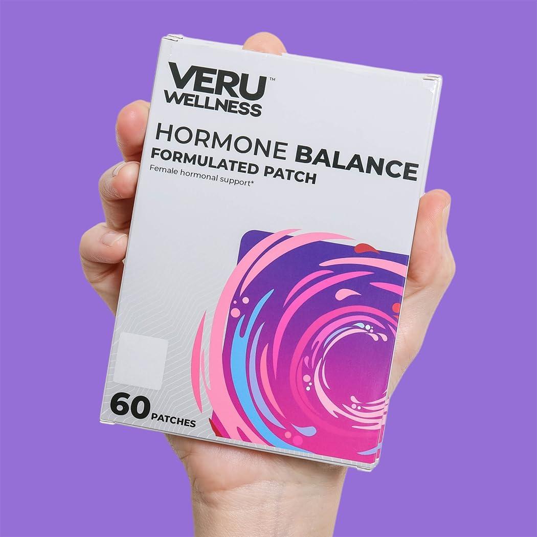 Veru Wellness Hormone Balance Patch - Myo Inositol & D-Chiro Inositol, 60 Parches