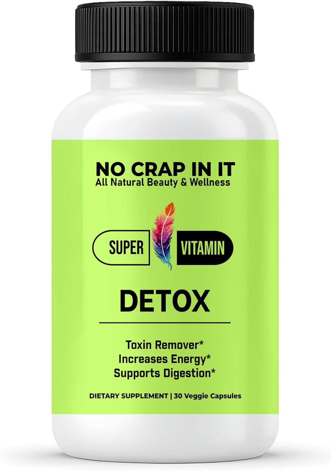 No Crap In It Detox Vitaminas (30 Cápsulas)