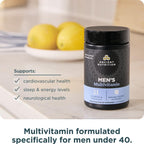 Ancient Nutrition Multivitamínico para Hombres (3 Cápsulas Diarias), 90 Cápsulas