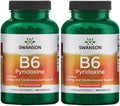 Swanson Vitamina B6 Piridoxina - 100 mg - 250 Cápsulas (Pack de 2)