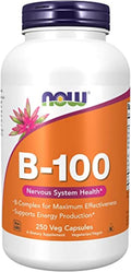 Vitamin B-100 Complejo B - 250 Cápsulas Vegetales