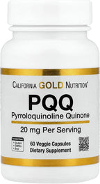 Lake Avenue Nutrition PQQ (Pirroloquinolina Quinona) 20 mg, 60 Cápsulas Vegetales