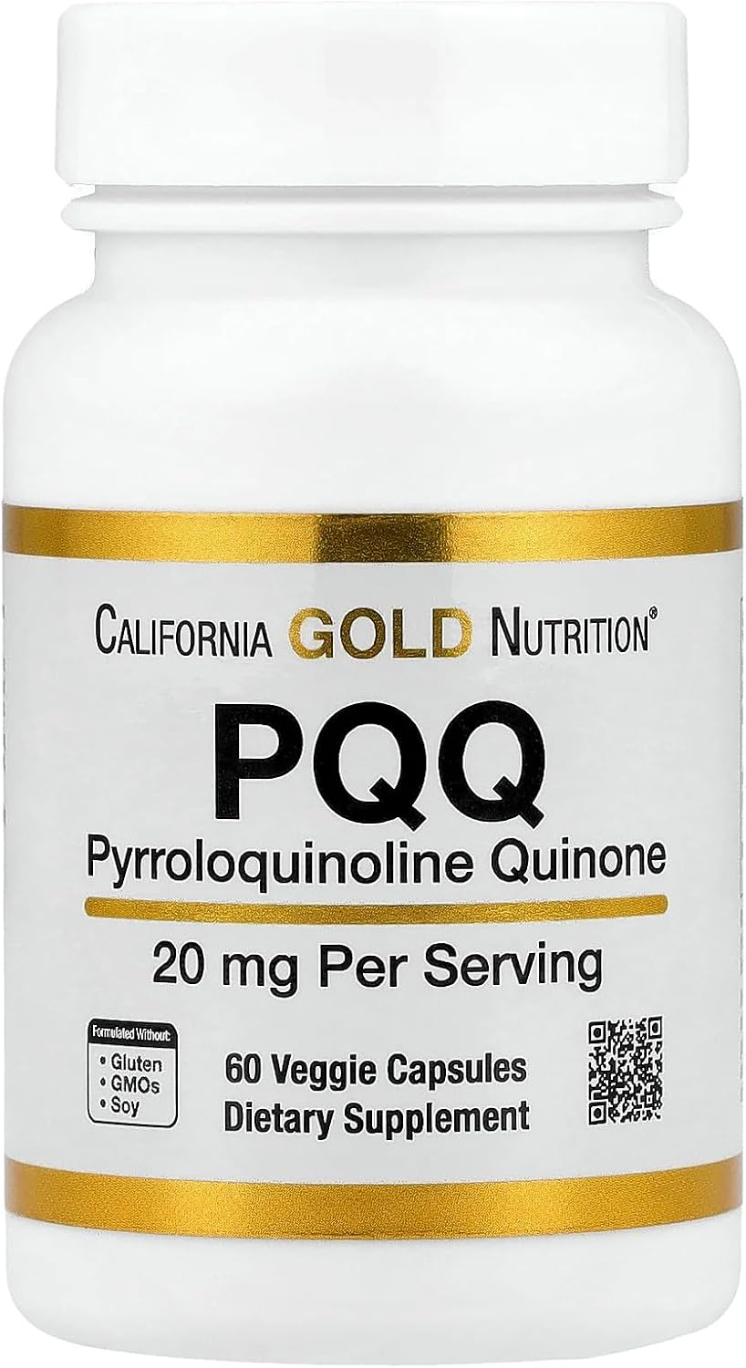 Lake Avenue Nutrition PQQ (Pirroloquinolina Quinona) 20 mg, 60 Cápsulas Vegetales