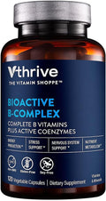 Vthrive Bioactive B-Complex - Complejo B con Coenzimas Activas (120 Cápsulas Vegetales)