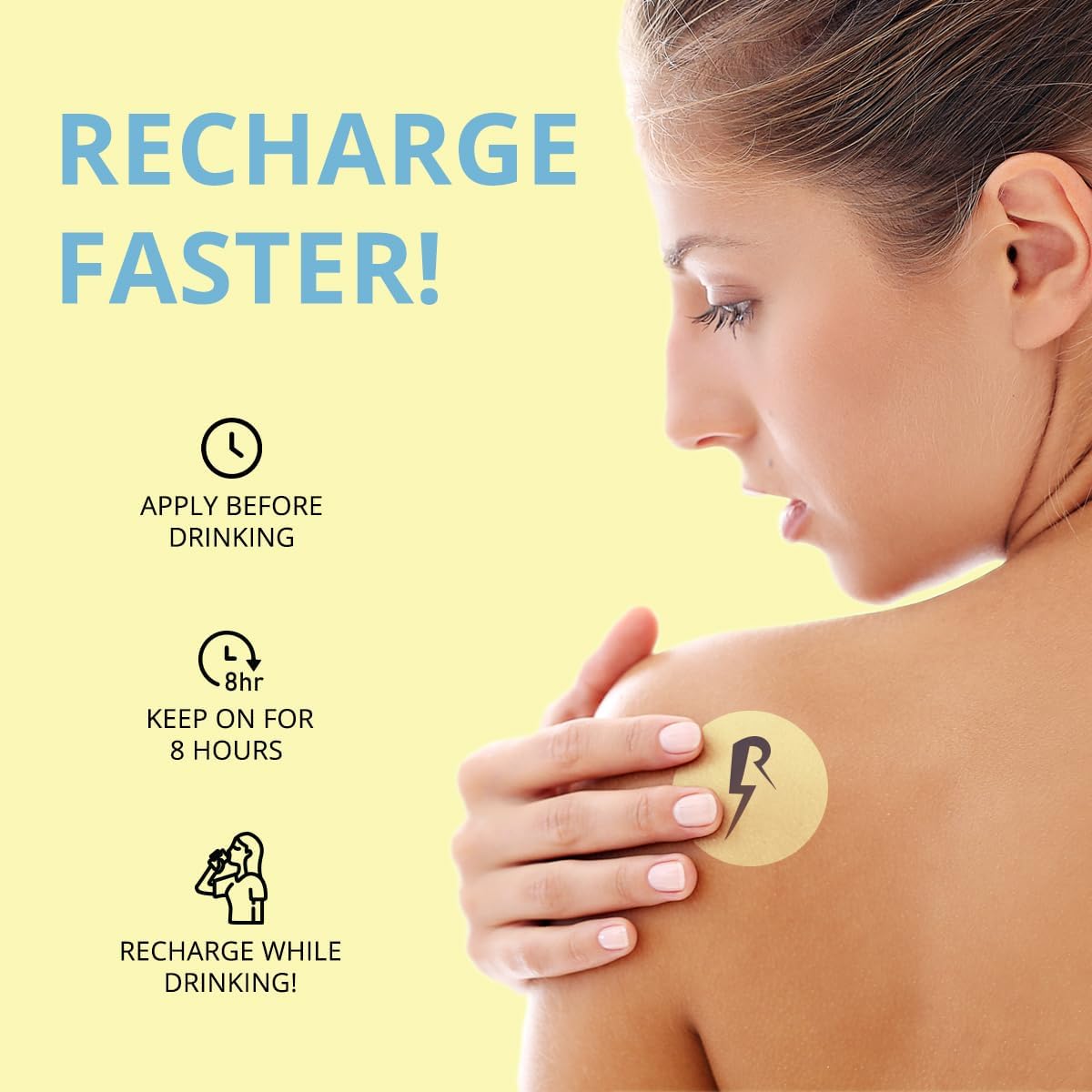 The Recharge Patch 24-Pack: Parches de Recuperación para Viajes, Cruceros y Festivales