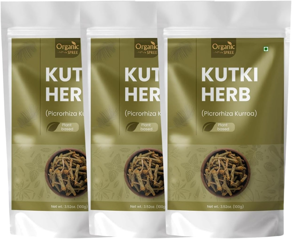 Kutki (Picrorhiza Kurroa) - Pack de 3 de 100 g - ORGANIC SPREE