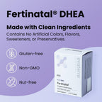 Fertinatal DHEA Micronizado 25mg para Mujer - Suplemento de Fertilidad Natural - 90 Cápsulas