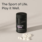 Sports Research® Biotina 5000mcg con Aceite de Coco Orgánico - 30 Cápsulas Blandas Vegetales