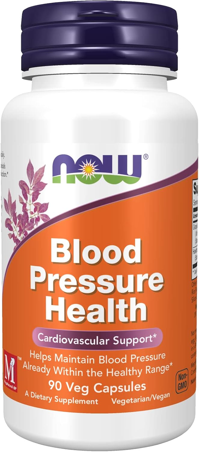 NOW Foods Blood Pressure Health - 90 Cápsulas