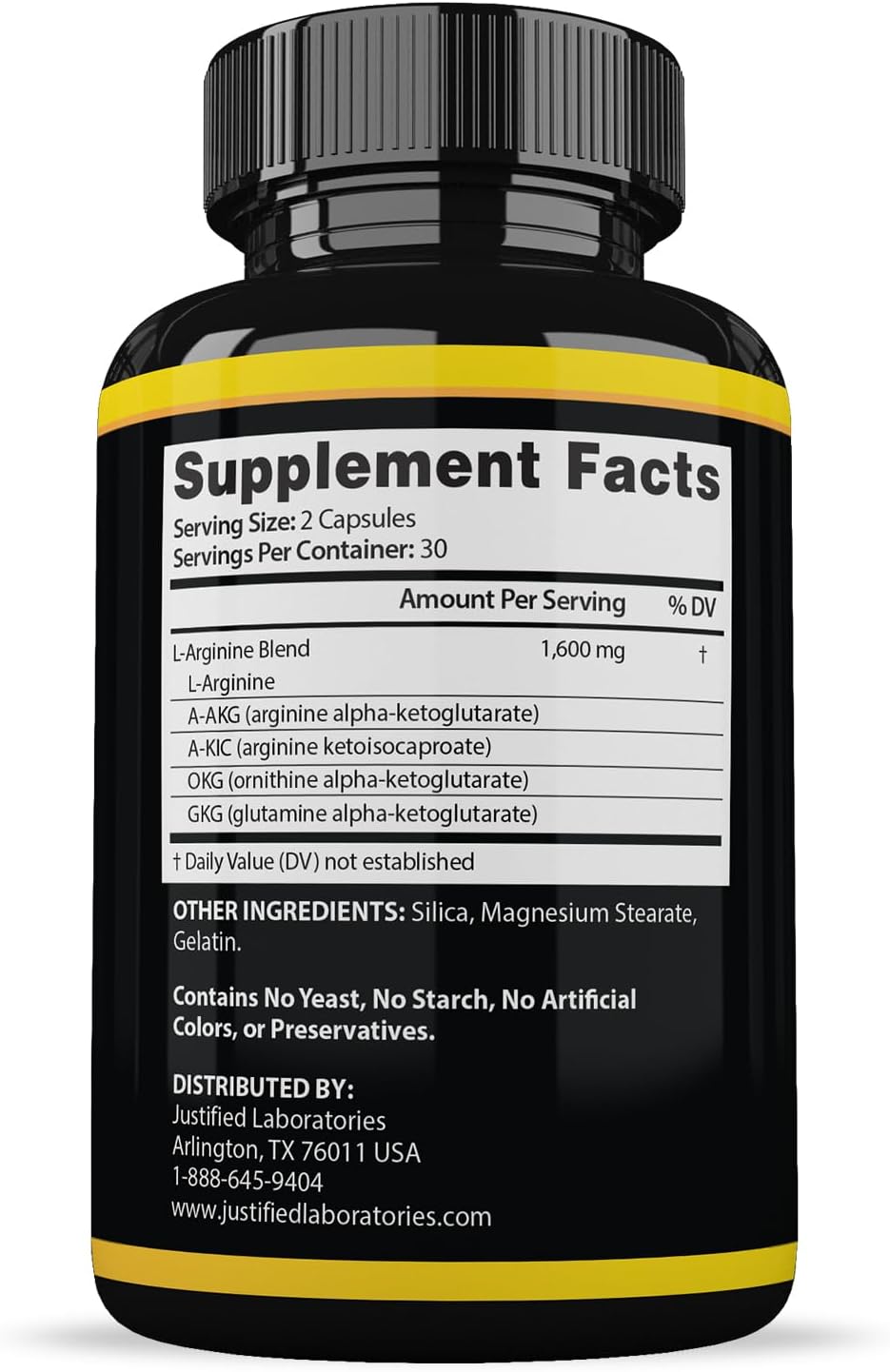 Sizegenix Max 1600mg Fórmula para la Salud Masculina, 60 Cápsulas
