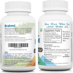 Organic Aura Cápsulas de Brahmi - 120 uds.