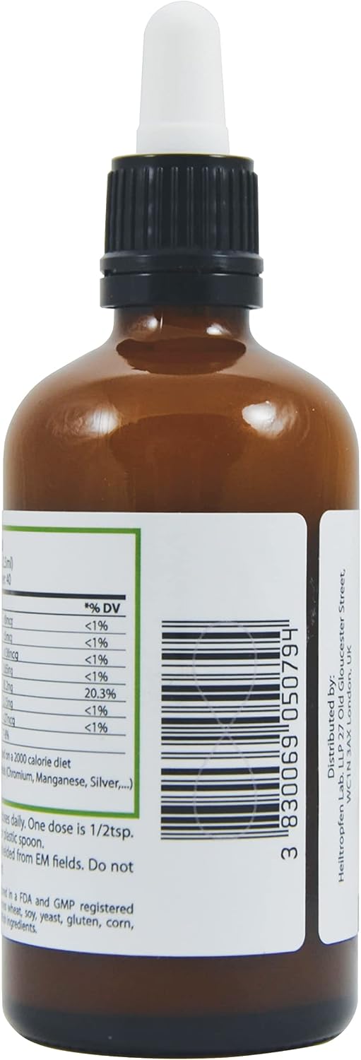 Ormus 3.4 Fl Oz - 100 ml | Concentrado Orme | Minerales Monoatómicos | Heiltropfen®