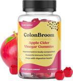 ColonBroom Gominolas de Vinagre de Manzana para Mujeres, 60 Gominolas, 30 Días de Suministro, Vegano, No OGM