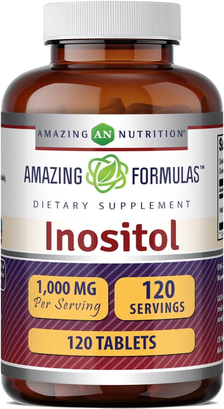 Amazing Formulas Inositol 1000 mg - 120 Comprimidos