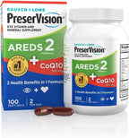 PreserVision AREDS2 – Vitaminas Oculares con CoQ10, 80 Cápsulas Blandas