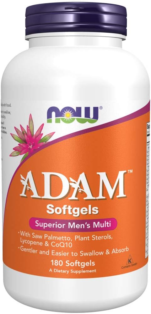 NOW Foods Adam Multivitamínico para Hombres - 180 Cápsulas Blandas