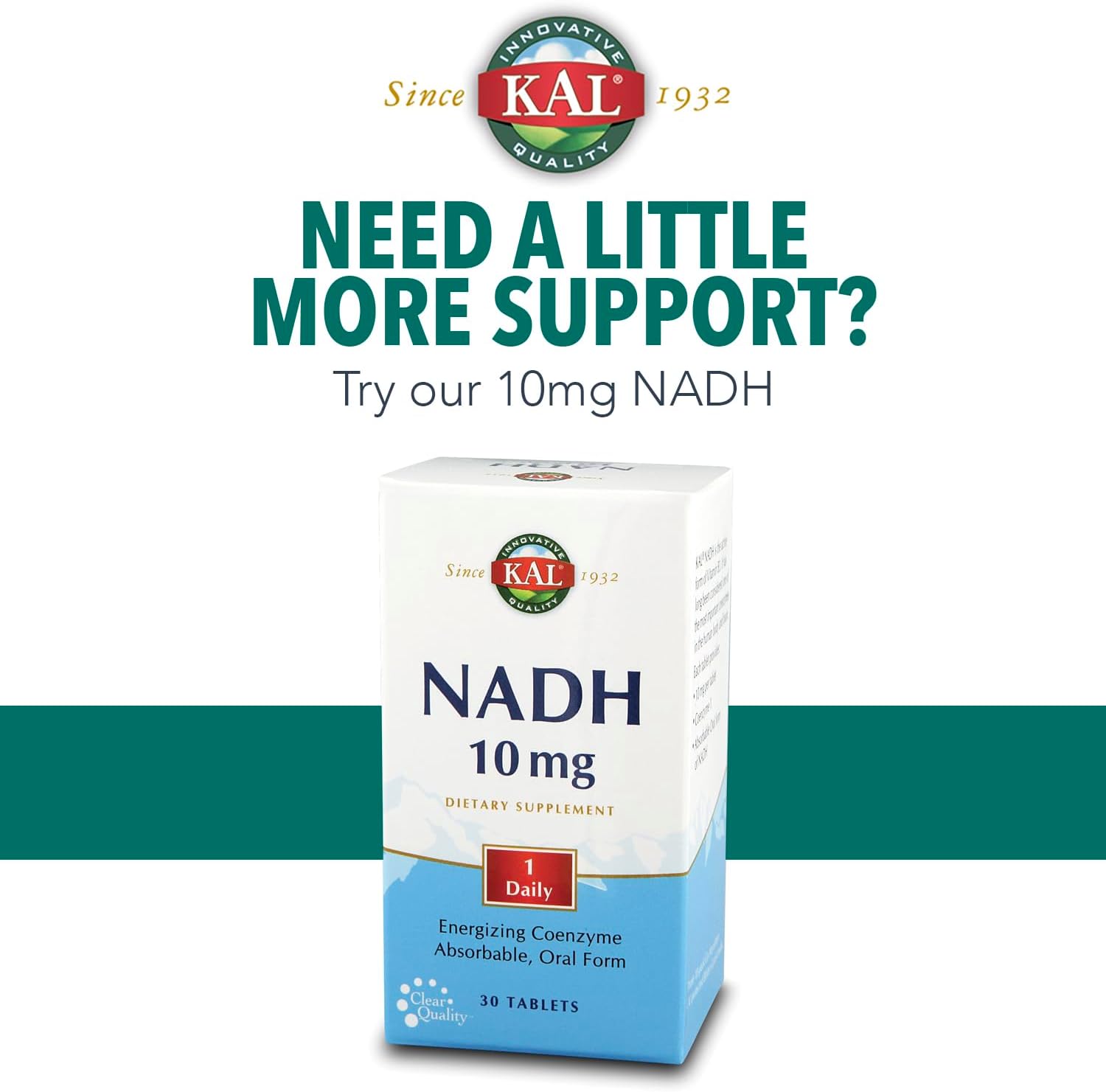 KAL NADH 5 mg, 30 comprimidos